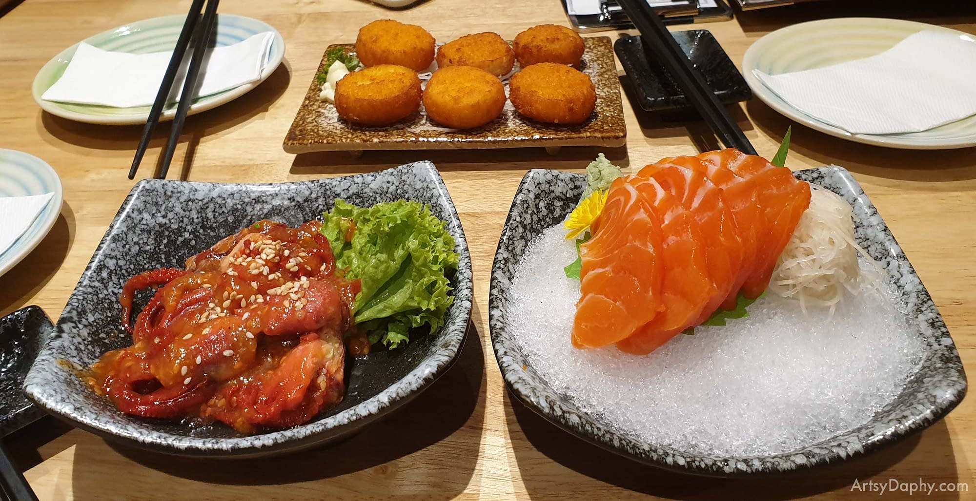 delicious Japanese food at Ginza Japanese Restaurant, Saradise